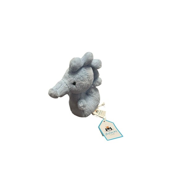 Jellycat FLUFFY SEAHORSE 5” Retired NWT Small Rare HTF  Soft Plush Toy Stuffed - Picture 1 of 8